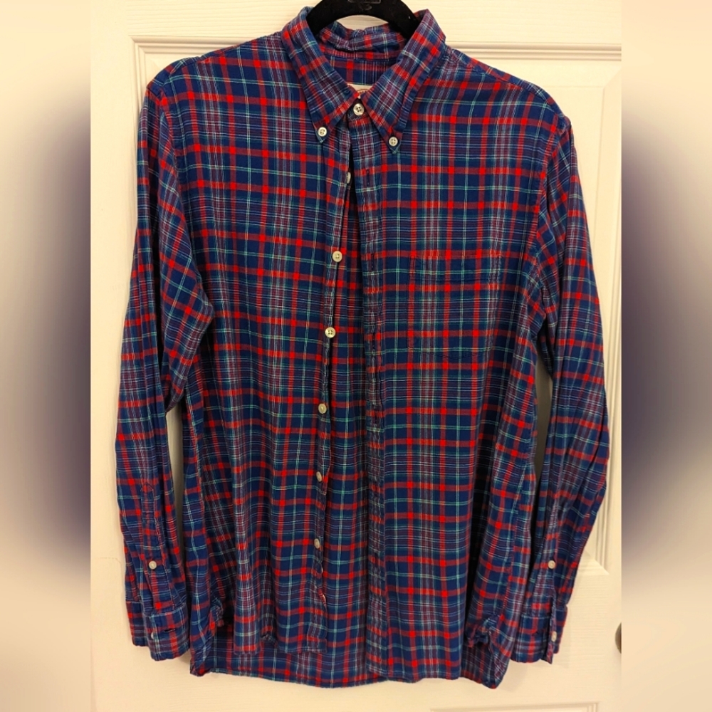 Brooks Brothers Red Fleece Plaid Button Down.